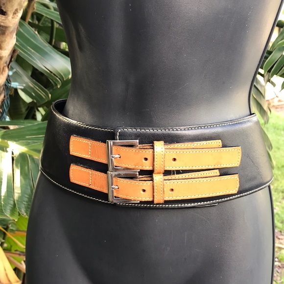 kudos Accessories - Leather statement wide corset belt